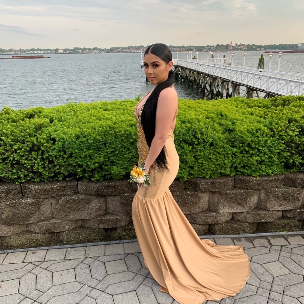 Custom made prom dress